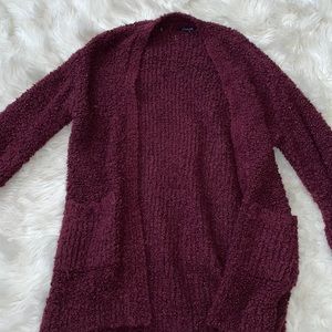 Maroon American Eagle Cardigan